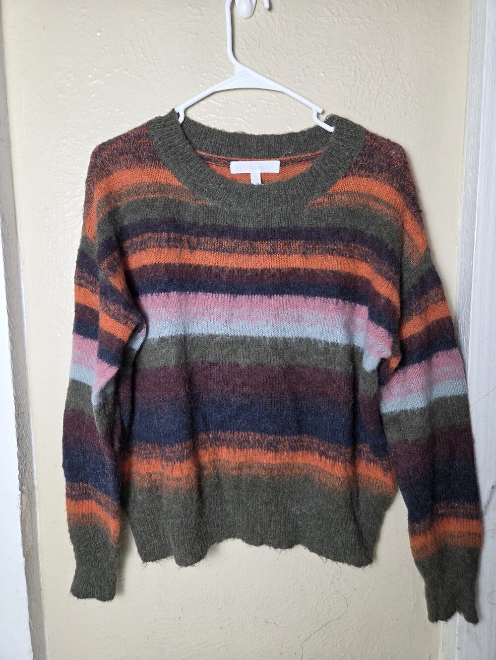 Adyson Parker Sweater Anthropologie Striped Womens Medium Alpaca Wool Blend